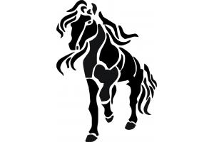 Stencil Schablone Pferd